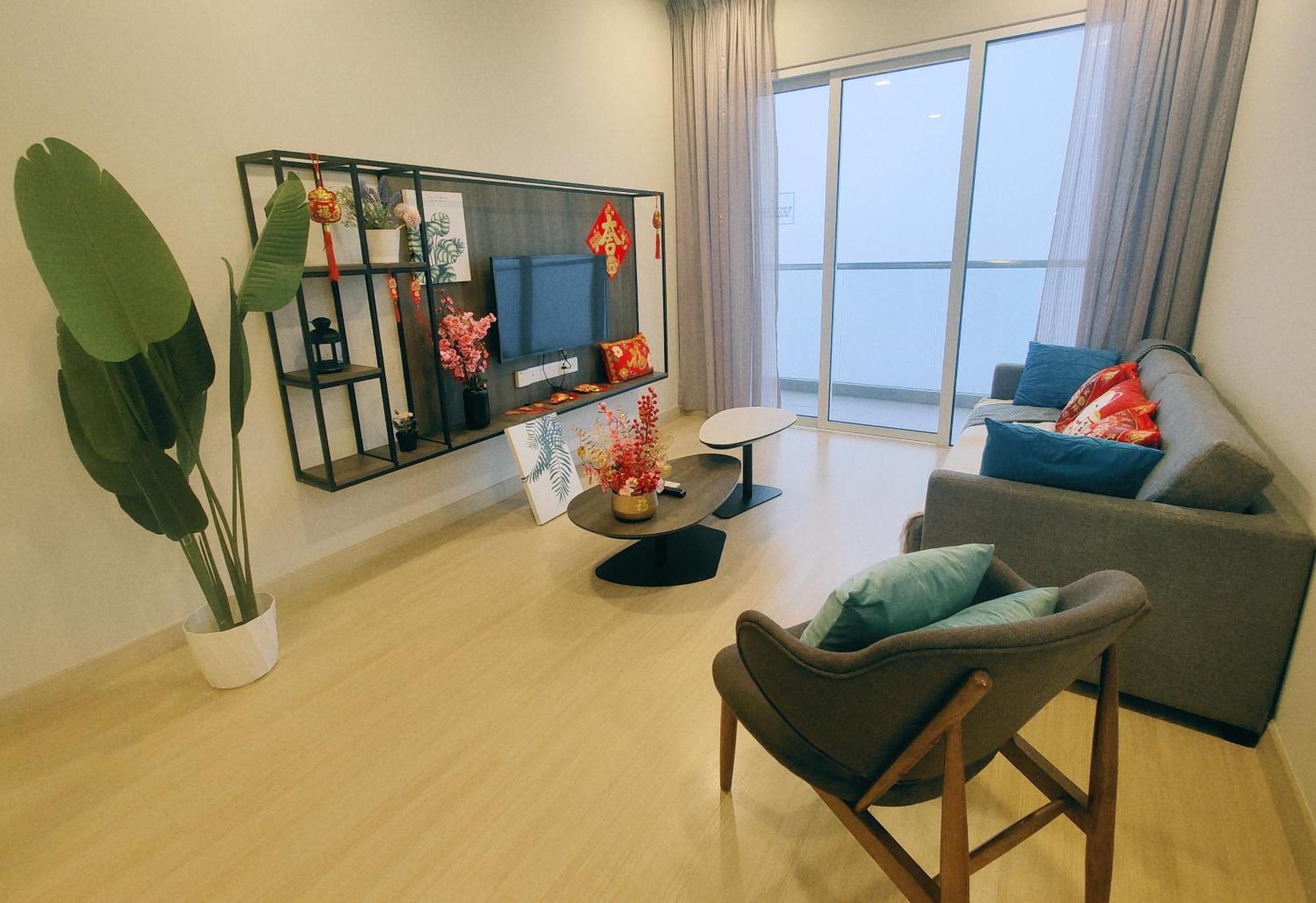 Easystay Windmill 2-bedrooms 4-6pax Free Wifi Parking & High Floor No Deposit No Queue Apartment